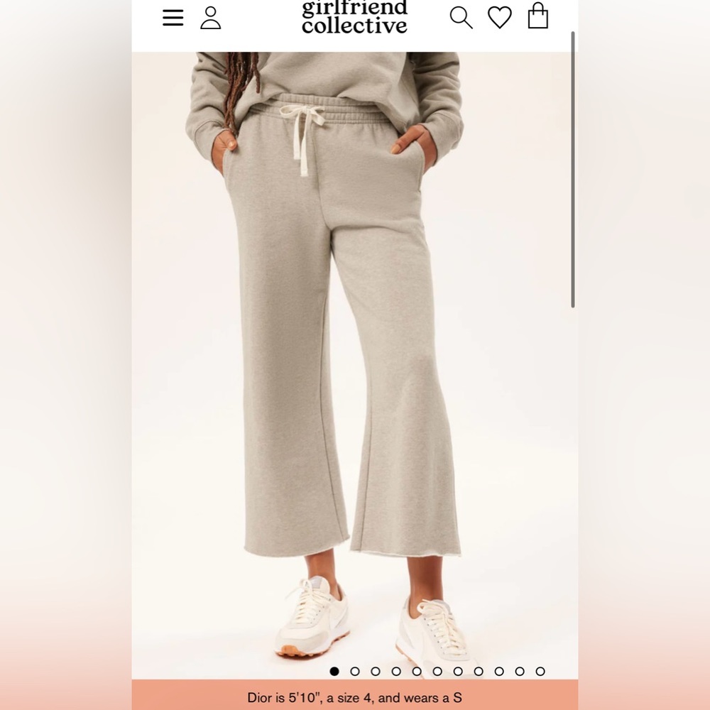 Girlfriend Collective Wide Leg Sweatpants